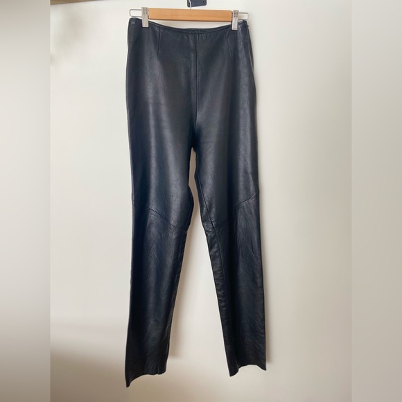 Danier Genuine Leather Pants - Picture 1 of 9